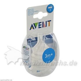 Philips AVENT 2 x Airflex Dreiloch-Sauger, 2 ST – PZN 3753125 из Германии
