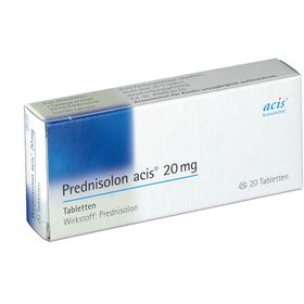 Prednisolon AL 20mg Tabletten, 20 ST – PZN 4216091 из Германии