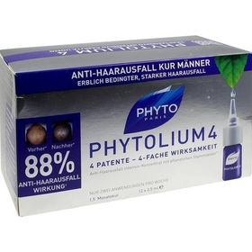 PHYTO PHYTOLIUM 4 Kur Haarausfall, 12X3.5 ML – PZN 4539606 из Германии