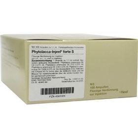 Phytolacca-Injeel forte S, 100 ST – PZN 4563326 из Германии