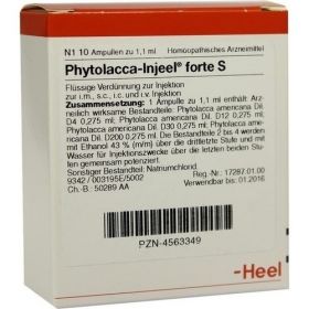 Phytolacca-Injeel forte S, 10 ST – PZN 4563349 из Германии