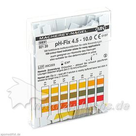 ph-Fix Indikatorstäbchen ph 4.5-10, 100 ST – PZN 4759041 из Германии