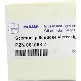 Pillendose Schmuck versilbert viereckig, 1 ST – PZN 615687 из Германии