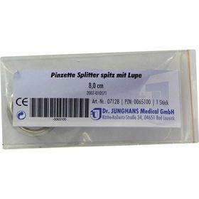 PINZETTE SPLITTER SPITZ 8CM MIT LUPE, 1 ST – PZN 65100 из Германии