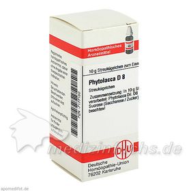 PHYTOLACCA D 8, 10 G – PZN 7177150 из Германии