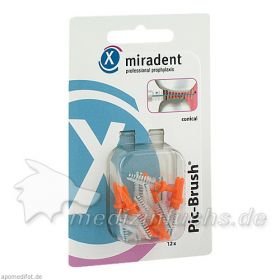 Pic Brush Ersatzbuerstchen orange konisch, 12 ST – PZN 7391251 из Германии