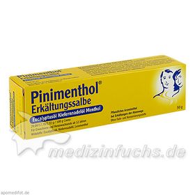 PINIMENTHOL Erkältungssalbe Eucalyp/Kiefernad/Ment, 50 G – PZN 7779966 из Германии