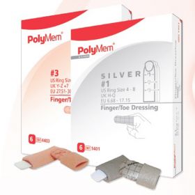PolyMem Finger Silber Gr.1, 6 ST – PZN 9221990 из Германии