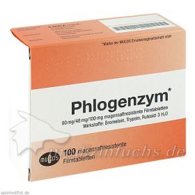 Phlogenzym magensaftresistente Filmtabletten, 100 ST – PZN 9544227 из Германии