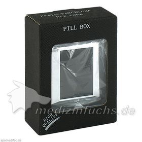 Pillendose Magnetversch.2Fächer schw/chrom Giftbox, 1 ST – PZN 9670305 из Германии