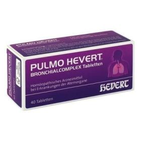 Pulmo Hevert Bronchialcomplex Tabletten (40 stk) – PZN 1213979 из Германии