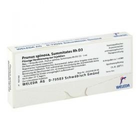Prunus Spinosa Summitates Rh D 3 Ampullen (8X1 ml) – PZN 1625357 из Германии