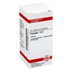 Pulsatilla D 12 Tabletten (80 stk) – PZN 2104525 из Германии