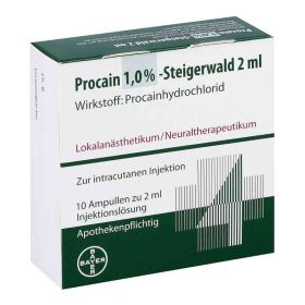 Procain 1% Steigerwald Injektionslösung (10X2 ml) – PZN 2705638 из Германии