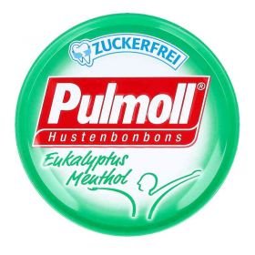 Pulmoll Hustenbonbons Eukalyptus zuckerfrei (50 g) – PZN 3215379 из Германии