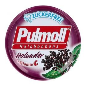 Pulmoll Holunder zuckerfrei Bonbons (50 g) – PZN 3932997 из Германии