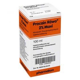 Procain Röwo 2% Maxi Injektionsflaschen (100 ml) – PZN 4494022 из Германии
