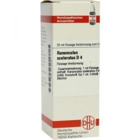 Ranunculus Sceleratus D 4 Dilution (20 ml) – PZN 7178534 из Германии