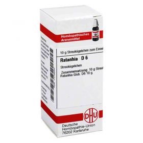 Ratanhia D 6 Globuli (10 g) – PZN 7178592 из Германии
