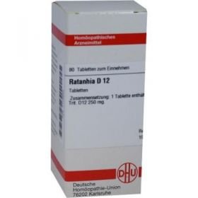 Ratanhia D 12 Tabletten (80 stk) – PZN 7178652 из Германии