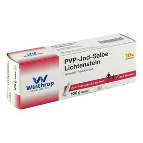 Pvp Jod Salbe Lichtenstein (100 g) – PZN 7512364 из Германии