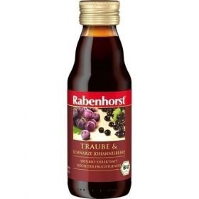 Rabenhorst Traube&Schwarze Johannisbeere Bio Mini, 125 ML – PZN 10072348 из Германии