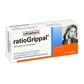 Ratiogrippal 200 mg/30 mg Filmtabletten (20 stk) – PZN 10394081 из Германии