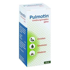 Pulmotin Erkältungstropfen 3plus (20 ml) – PZN 13330584 из Германии