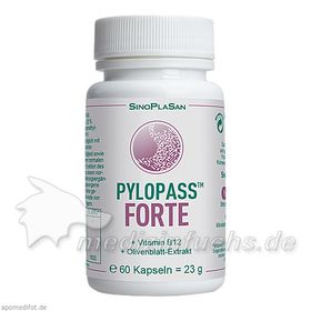 Pylopass FORTE 200 mg +Vit B12 +Olivenblattextrakt, 60 ST – PZN 13426924 из Германии