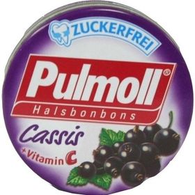 PULMOLL Cassis zuckerfrei+ Vitamin C Mini-Dose, 20 G – PZN 1407028 из Германии