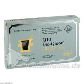 Q10 Bio-Qinon GOLD 100mg Pharma Nord, 30 ST – PZN 1541525 из Германии