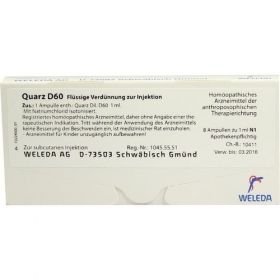 QUARZ D60, 8X1 ML – PZN 1625699 из Германии
