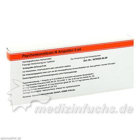Psychoneuroticum N Ampullen 5ml, 10X5 ML – PZN 1715451 из Германии