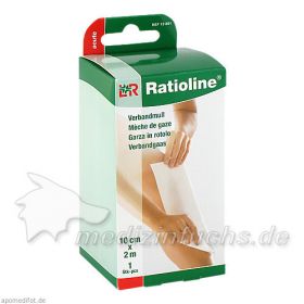 Ratioline acute Verbandmull gerollt 10cmx2m, 1 ST – PZN 1805042 из Германии
