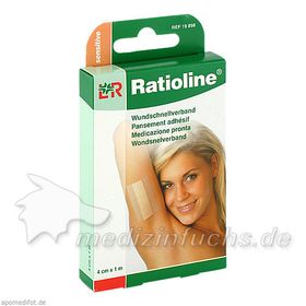 Ratioline sensitive Wundschnellverband 4cmx1m, 1 ST – PZN 1805154 из Германии