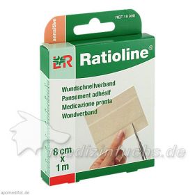 Ratioline sensitive Wundschnellverband 8cmx1m, 1 ST – PZN 1805177 из Германии