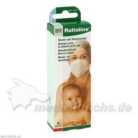 Ratioline bambino Mund-und Nasenmaske, 6 ST – PZN 1805800 из Германии