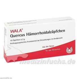 QUERCUS-HAEMORRHOIDALZAEPF, 10X2 G – PZN 1880701 из Германии