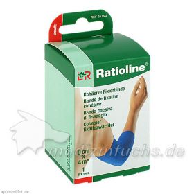 Ratioline acute Fixierbinde Kohäsiv 8cmx4m blau, 1 ST – PZN 2684178 из Германии
