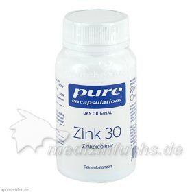 PURE ENCAPSULATIONS ZINK 30 (ZINKPICOLINAT), 60 ST – PZN 2776087 из Германии