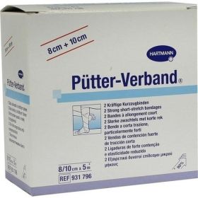 Pütter-Verband 8cm/10cmx5m, 2 ST – PZN 3535701 из Германии