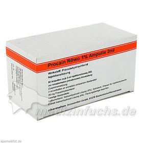 Procain Röwo 1% Ampulle 2ml, 50X2 ML – PZN 4493761 из Германии
