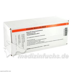 Procain Röwo 2% Maxi, 10X100 ML – PZN 4494039 из Германии