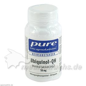 PURE ENCAPSULATIONS UBIQUINOL-QH 50MG, 60 ST – PZN 502463 из Германии
