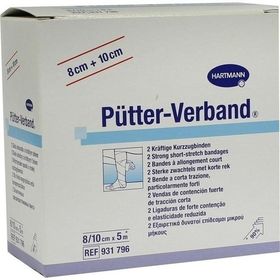 Pütter VERBAND 8cm/10cmx5m, 2 ST – PZN 5529811 из Германии