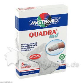 QUADRA MED Pflaster Fingerstrips Master Aid, 6 ST – PZN 624195 из Германии