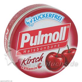 PULMOLL HUSTENBONBON WILDKIRSCHE ZUCKERFREI, 20 G – PZN 6627390 из Германии