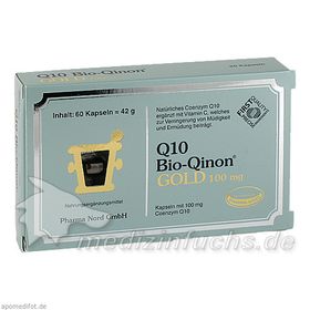 Q10 Bio-Qinon GOLD 100mg Pharma Nord, 60 ST – PZN 787833 из Германии