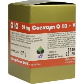 Q10 30mg Coenzym Q10+Vitamine, 60 ST – PZN 8781741 из Германии
