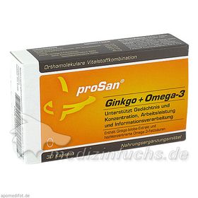 proSan Ginkgo + Omega-3, 30 ST – PZN 8846883 из Германии
